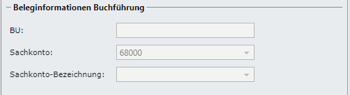 Beleginformationen FiBu